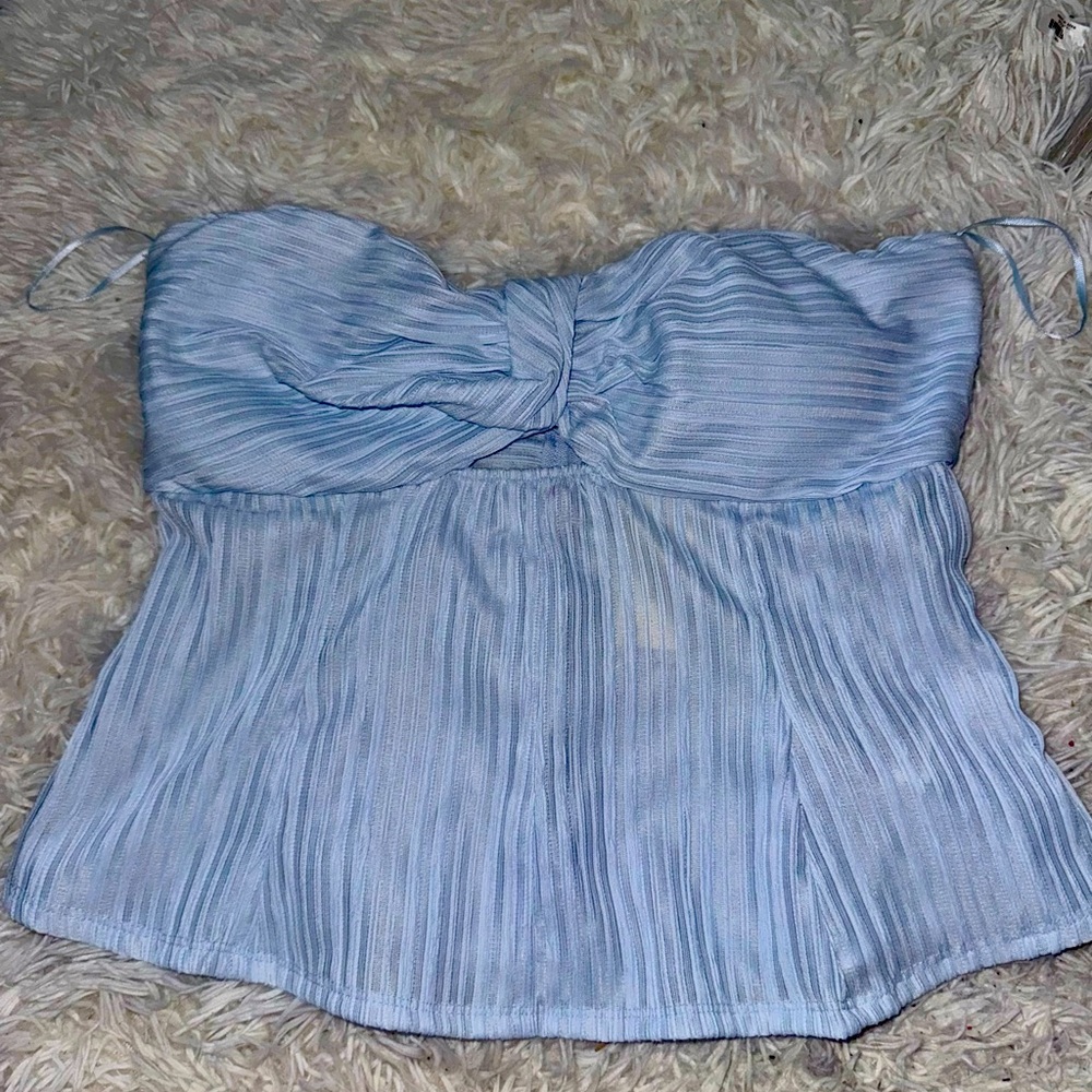 Francesca's Collections Light Blue Camisole Top